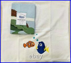 Pottery Barn Kids Disney and Pixar Finding Nemo shower curtain bath Towel 2pc