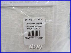Pottery Barn Kids Evelyn Blackout Drape Panel Curtain White 44x96 S/2 #E38