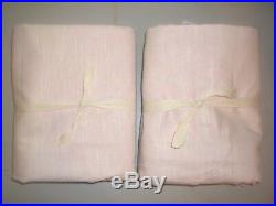 Pottery Barn Kids Evelyn Blackout Panels Drapes Curtains Blush Pink S/2 63 #605