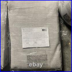 Pottery Barn Kids Evelyn Linen Blackout Curtain Panel, 44 x 84, Flax Color 2