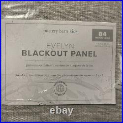 Pottery Barn Kids Evelyn Linen Blackout Curtain Panel, 44 x 84, Flax Color 2