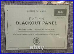 Pottery Barn Kids Girls Lavender Evelyn Blackout Curtains Drapes 44 x 84 Set/2