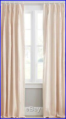 Pottery Barn Kids New NIP 84 Pink Scarlet French Pleat Black Out Curtains
