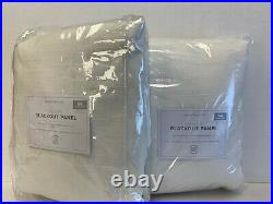 Pottery Barn Kids Set of 2 Evelyn Blackout Curtains 44 x 84 White
