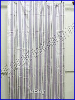 Pottery Barn Kids Spring Stripe Double Width Curtains Drapes Panels 88x96
