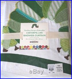 Pottery Barn Kids The Very Hungry Caterpillar Shower Curtain Eric Carle NEW