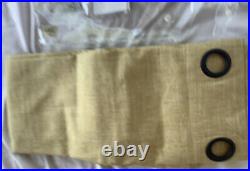 Pottery Barn Linen Cotton Curtains Drapes 50x84 One Natural