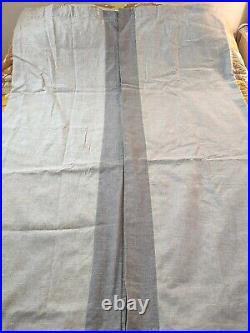 Pottery Barn Linen Drapes Curtains Draperies 50 x 84 Lined Beige Tan 2 Panels