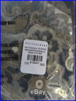 Pottery Barn MACKENNA PAISLEY CURTAINS-SET OF TWO-50 X 96-BLUE-NEW IN PACKAGING