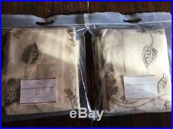 Pottery Barn Margaritte Crewel curtains drapery Embroidered