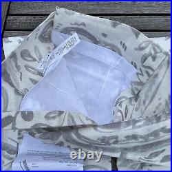 Pottery Barn Melana Paisley Rod Pocket Set Of 2 Curtains Cotton Lined 50x84