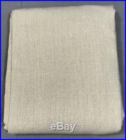 Pottery Barn Natural Belgian Flax Linen Unlined Drapes Panels 108 Curtains