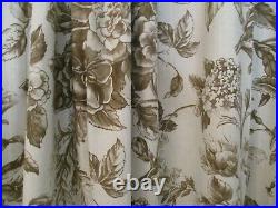Pottery Barn Nob Hill Toile Blackout Curtains 4 Panels 84 Long X 50 Wide