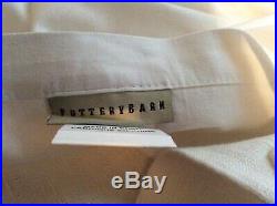 Pottery Barn Off White Linen Drapes Curtains 4 Panels