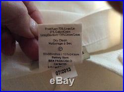 Pottery Barn Off White Linen Drapes Curtains 4 Panels