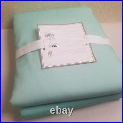 Pottery Barn Ombre Blackout Curtain 52x108 Light Turquoise