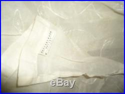 Pottery Barn Remy Off-white Embroidered Semi Sheer Floral (pair) Panels 40 X 96