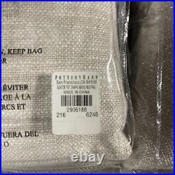 Pottery Barn SEATON TEXTURED Curtain Two Panels 50x96 NEAUTRAL