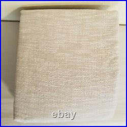 Pottery Barn Seaton Textured Cotton Curtain 100x96 Cotton Lining Neutral