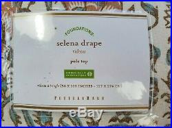 Pottery Barn Selena Printed Lined Curtains Panels Drapes 50x 108 Neutral #4212