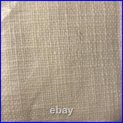 Pottery Barn Set of 2 SEATON TEXTURED 3 in 1 Pole Top Curtain Panel 100x96 WHITE