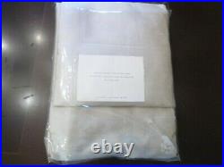 Pottery Barn Silk Dupioni Drape Parchment Beige 50 x108 Pole Pocket Thailand New