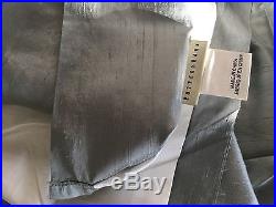Pottery Barn Silk Dupioni Drapes in Blue 50 x 84- 2 Sets Great Condition