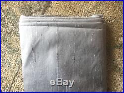 Pottery Barn Silk Dupioni Drapes in Blue 50 x 84- 2 Sets Great Condition