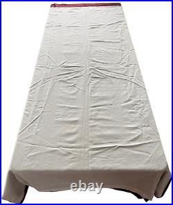 Pottery Barn Silk Dupioni Wine Pole Top Lined Drape Curtain 50x82 Pair