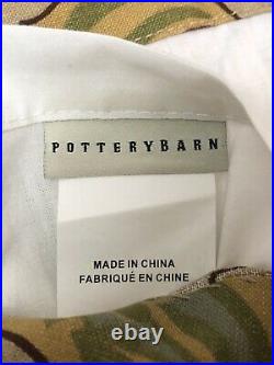 Pottery Barn Simone Palampore 2 Curtain Panels Linen Blend 50x108 Pole Pocket