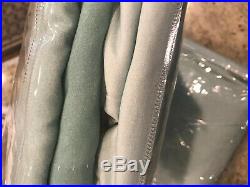 Pottery Barn Teen Set of 2 Ombre Blackout Curtains 84 Light Turquoise NEW