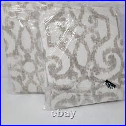 Pottery Barn set of 2 Margot Drape Curtains 50x84 TAUPE