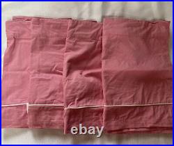 Pottery barn kids curtains Pink 18x43 in Lot Of 4