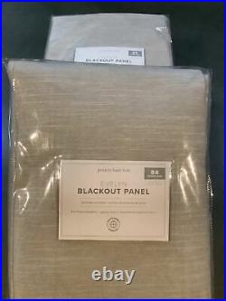 Pottery barn kids evelyn blackout curtains 44x84 gray#1754