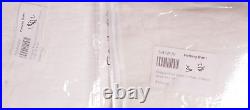 Set/2 Pottery Barn Belgian Linen cotton curtain panels, 50x96, classic ivory