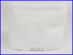 Set Of 2 Pottery Barn 2 IN 1 Broadway Blackout Curtains 100x96 White OB NWOT
