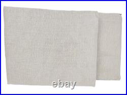 Set Of 2 Pottery Barn Belgian Flax Linen Sheer POLE TOP Curtains Flax 50x96 OB