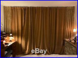 Set of 4 Pottery Barn Velvet Drapes -Lined-100% Cotton-50x108- Sold Out! RARE